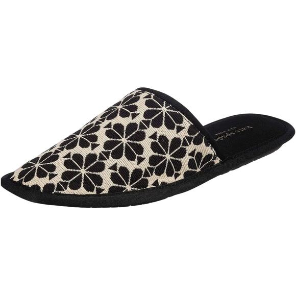 Kate Spade NY Dove Slippers Spade Flower Jacquard Size 7 MSRP $98 New w/ Tag - Picture 2 of 10